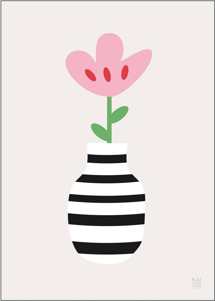 Poster & Frame Flower Multi Patterned A3 Poster