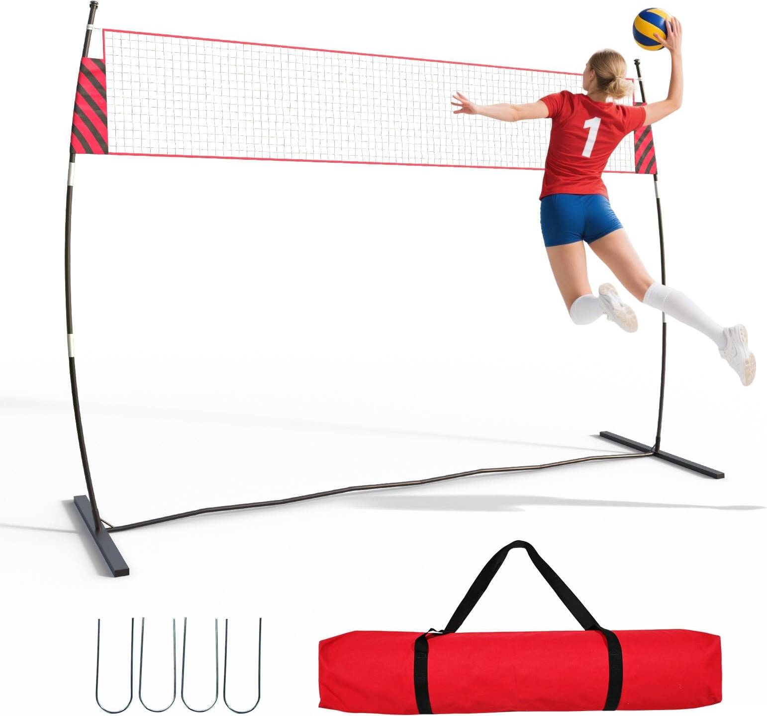 Volleyball net Dexso 12ft Portable Volleyball Net System