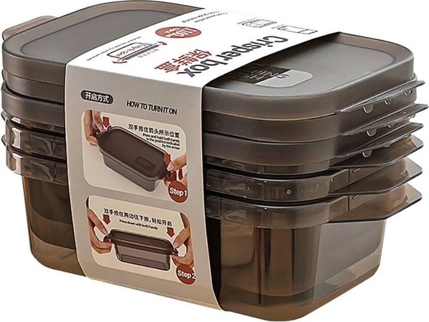Sealed Food Storage Container Set - Transparent Food Container