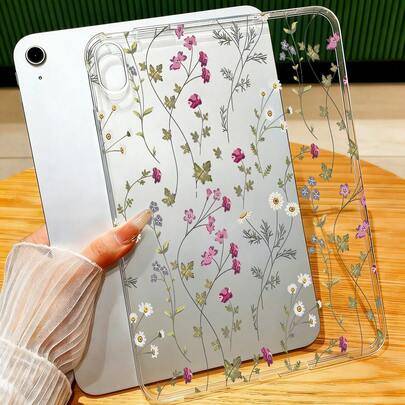 Shein Floral Painted Pattern Tablet Protective Case