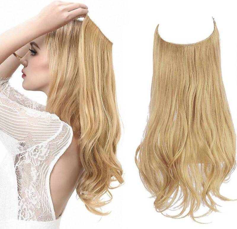 Hair extensions Adjustable Headband Invisible Wire Hair Extensions 22 Inch