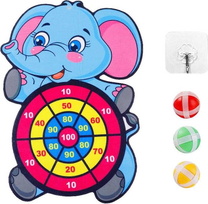 Cartoon Sticky Target Ball Toy Set