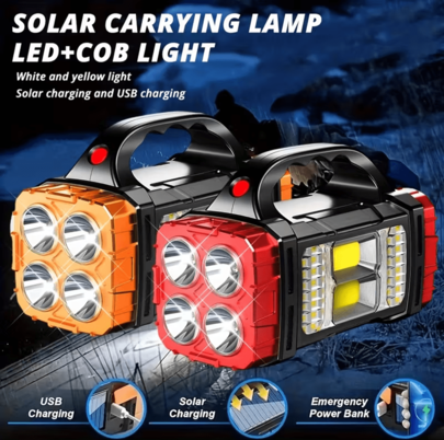Rechargeable led flashlight Shein Rechargeable LED Flashlight With Lantern Searchlight