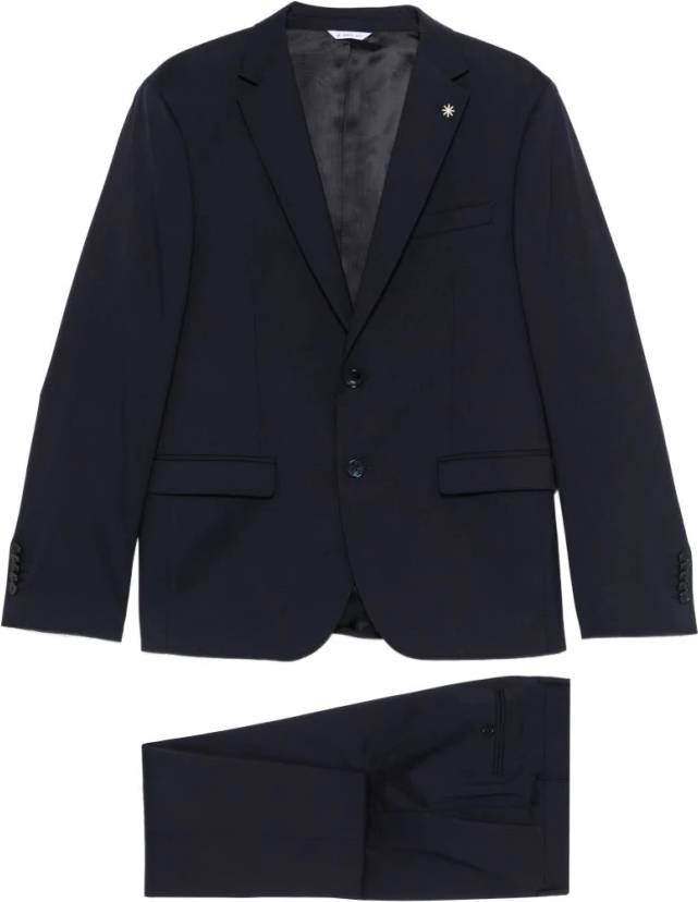 Manuel Ritz Single Breasted Suits Kostymer - Herr