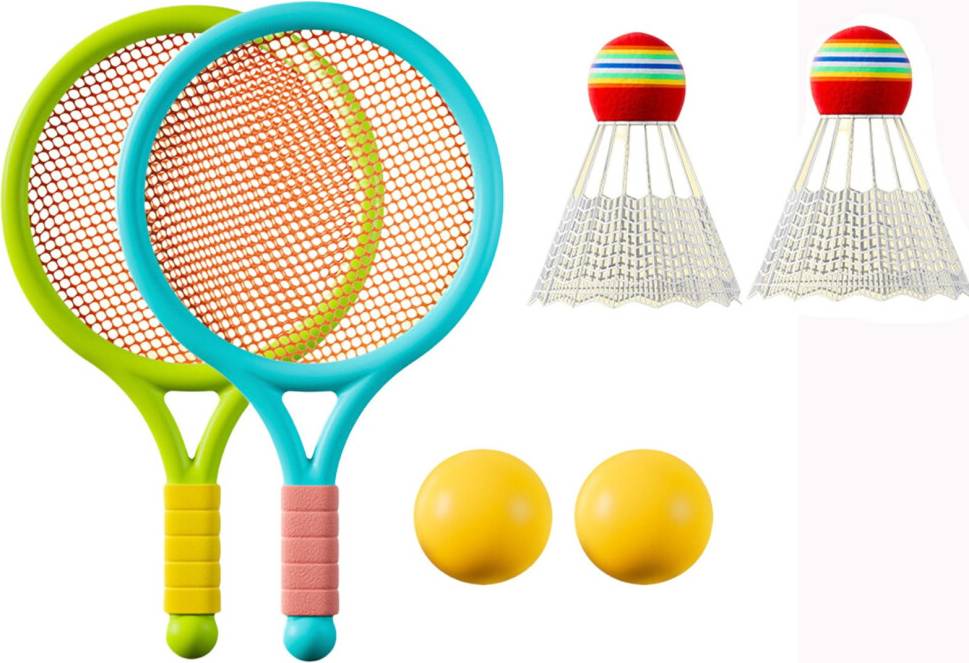 Children's Badminton Racket Set 2 Rackets