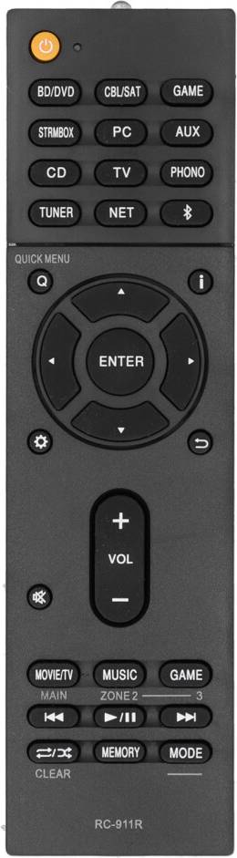 Onkyo tx Replacement Remote Control for Onkyo TX-RZ810 TX-NR575E