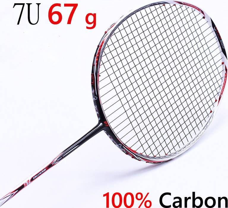 Professionele Carbon Badminton Racket 22-28 Lbs