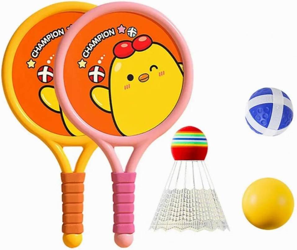 Colored Kids Badminton Racket Set