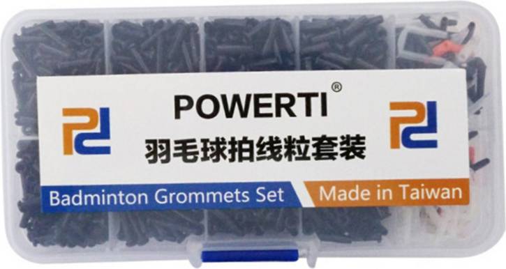 Badminton racket Badminton Racket Grommets 1500 St Svart