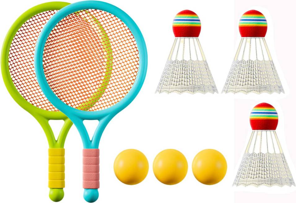 Kids Badminton Tennis Racket Set