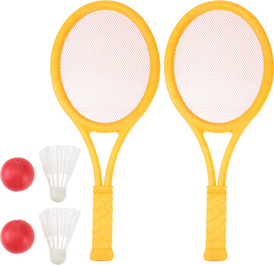 Ohphcall 3Pcs Kids Badminton Tennis Racket Set