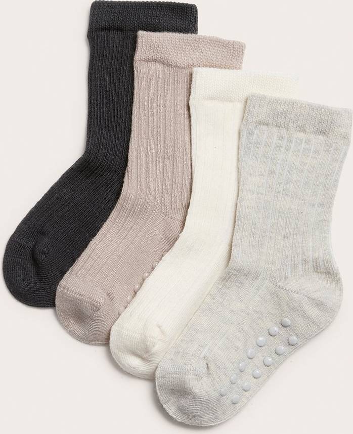 Kappahl Ribbade Babystrumpor 4-Pack