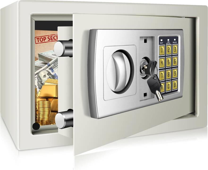 Digital Safe Box Fireproof Waterproof Steel