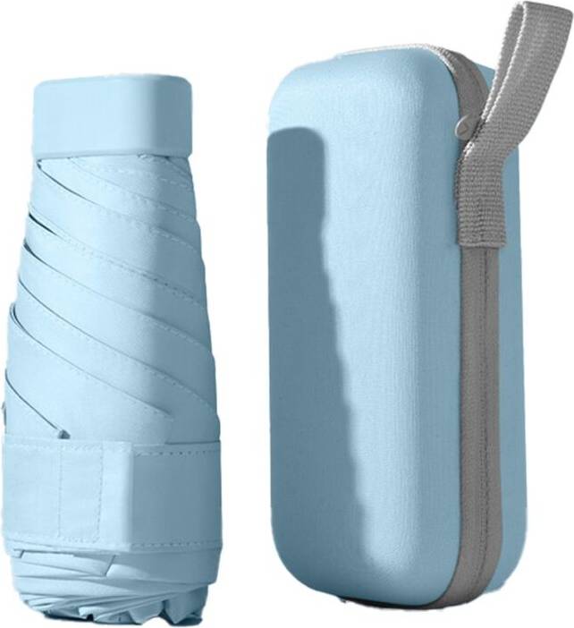Tlily Compact Capsule Umbrella Dual-Use Portable Sun Protection