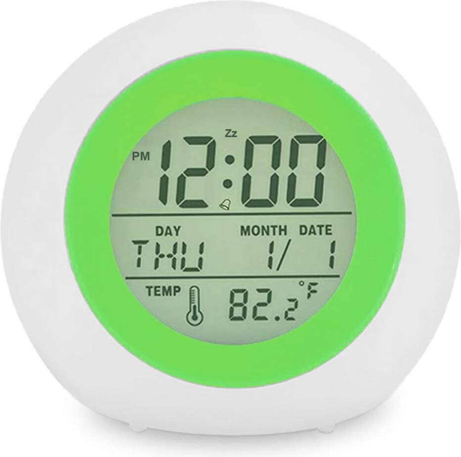 7 Color Night Light With Snooze