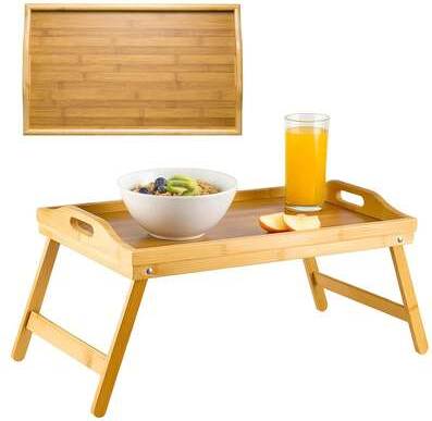 Shein Multipurpose Bamboo Lap Foldable Bed Tray Table