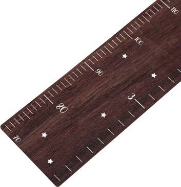 Wooden Ruler Growth Chart