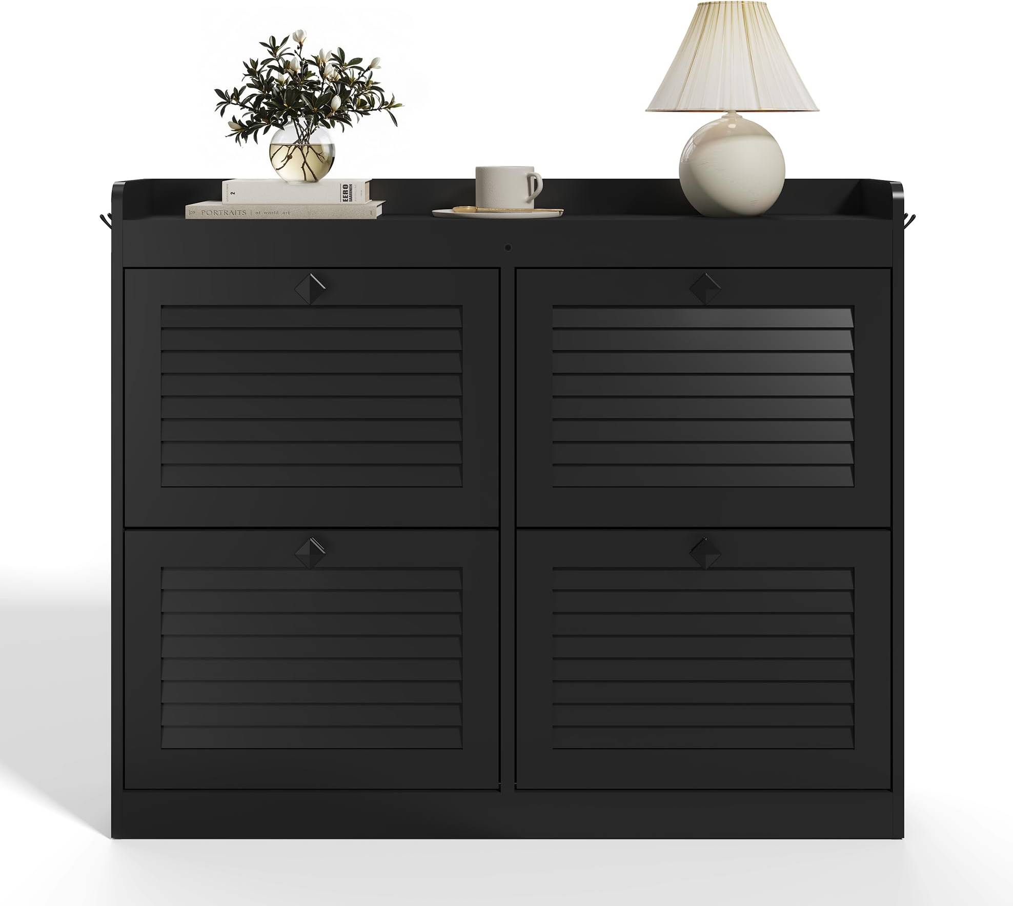 Narrow shoe cabinet IDEALHOUSE Narrow Entryway Storage Cabinet Shoe Rack