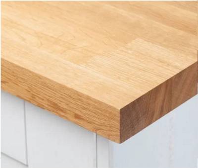 B&Q 4M Solid Oak Kitchen Worktop