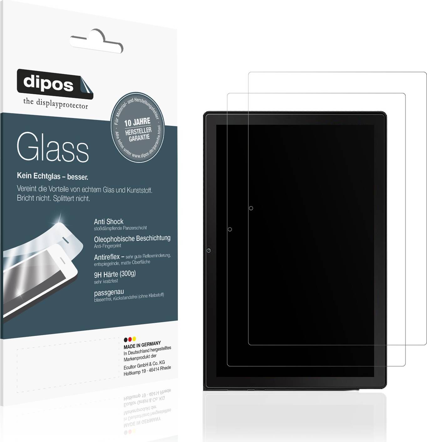 Dipos Screen Protector For Muisoo Tablet 7 Zoll Matte