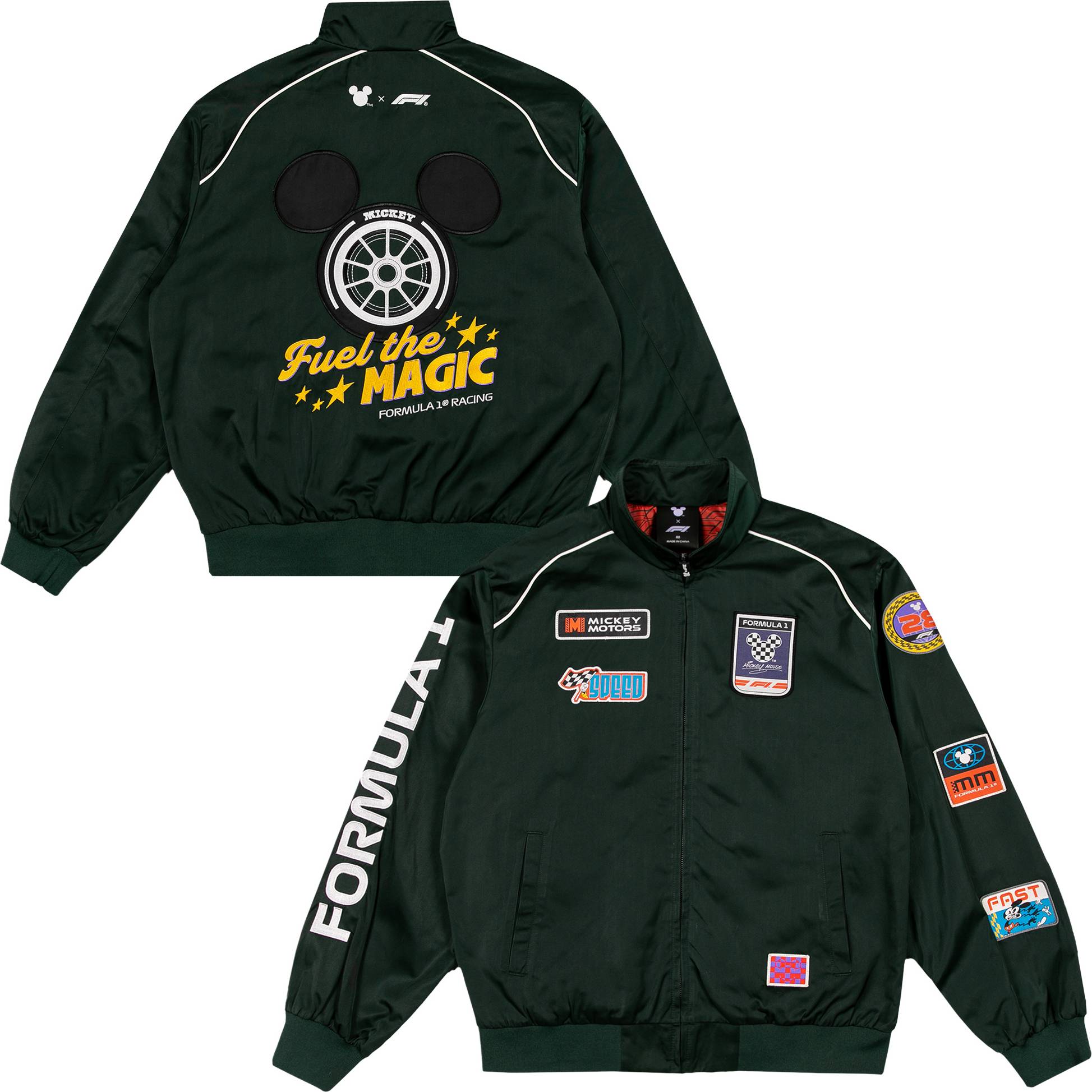 Disney Formula 1 X Fuel Racing Jacket - Green