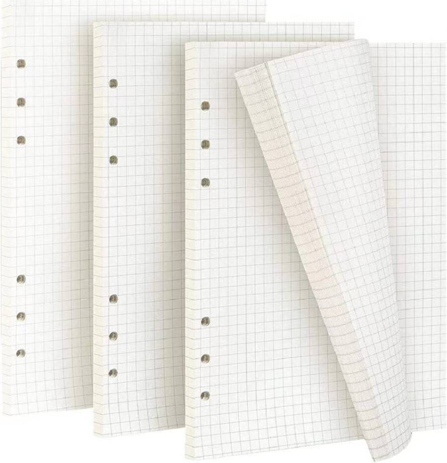 Filofax refill ZKSM Planner Refill Paper 5mm Squared Ruled Inserts