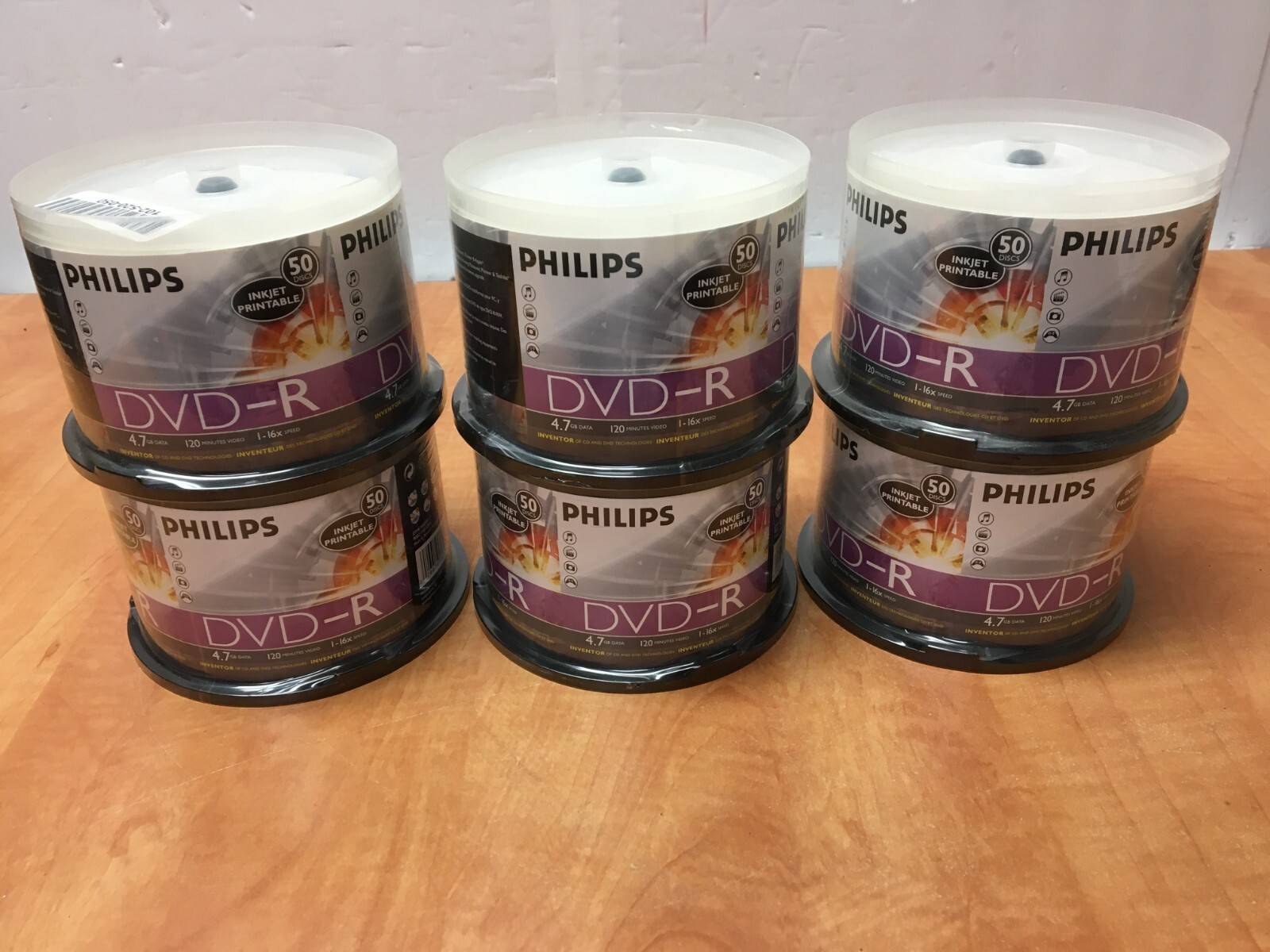 Philips Blank 16x DVD-R Inkjet Printable 4.7GB