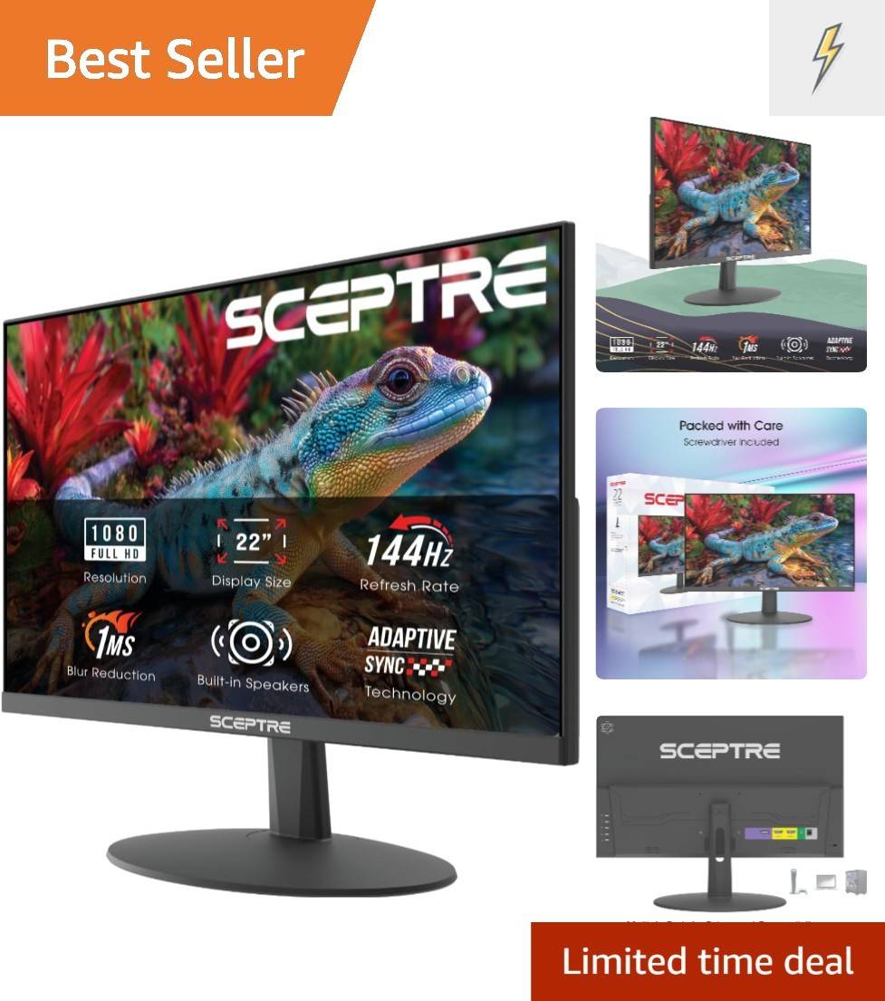 Immersive 22-Inch LED Monitor FHD 1080P