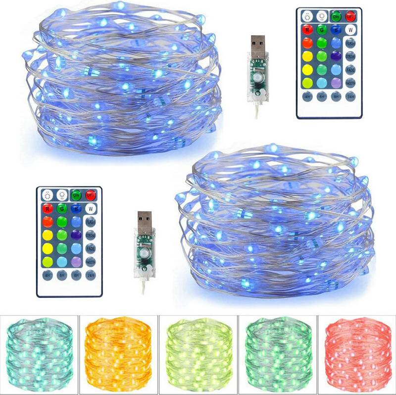 Plug in fairy lights Fairy Lights USB Plug-in Customized Remote 50 LED