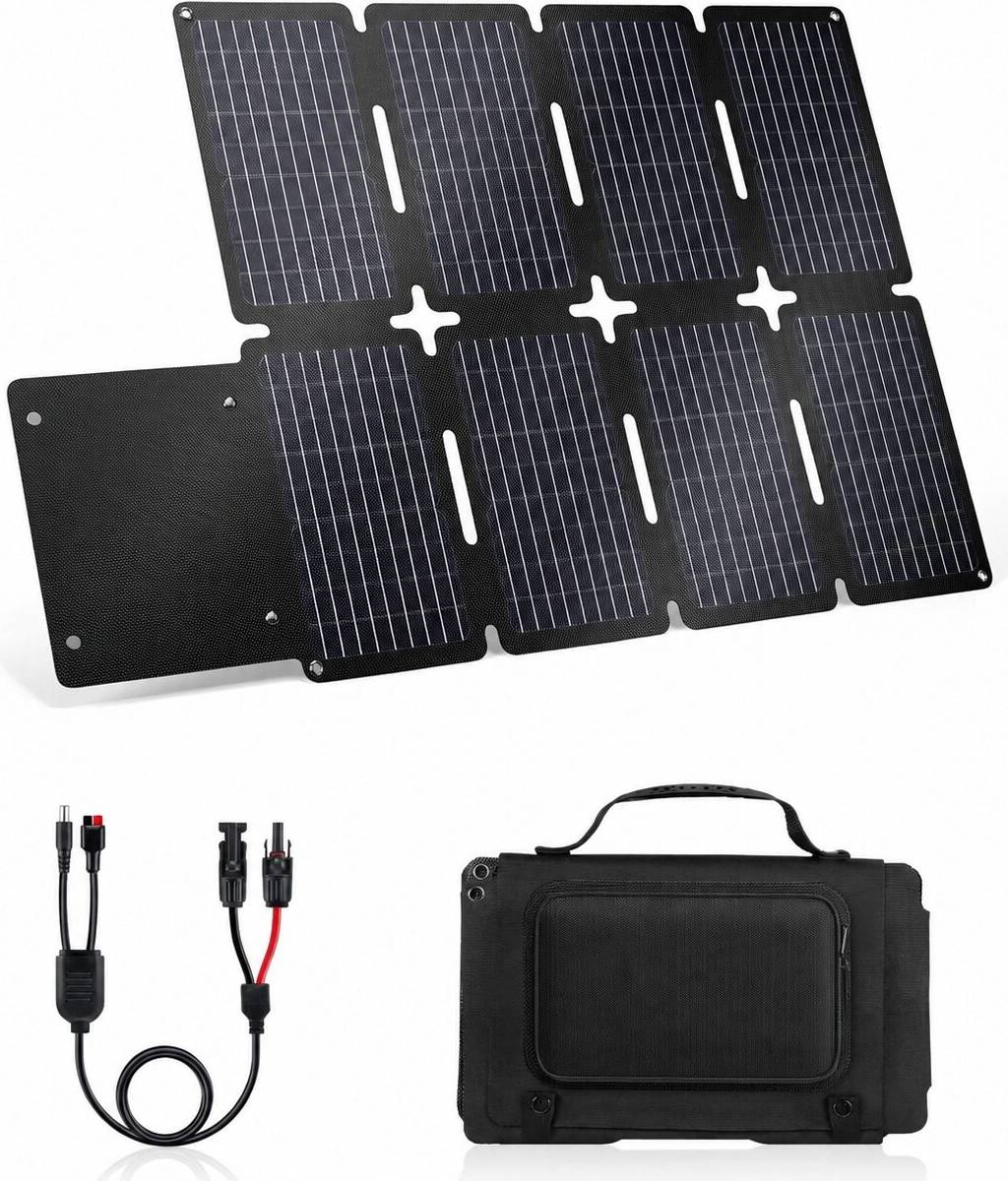 Solar charger 80W Foldable Solar Panel Portable Charger