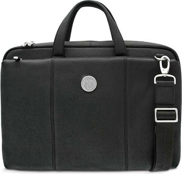 Jardine State Rams Leather Briefcase - Silver
