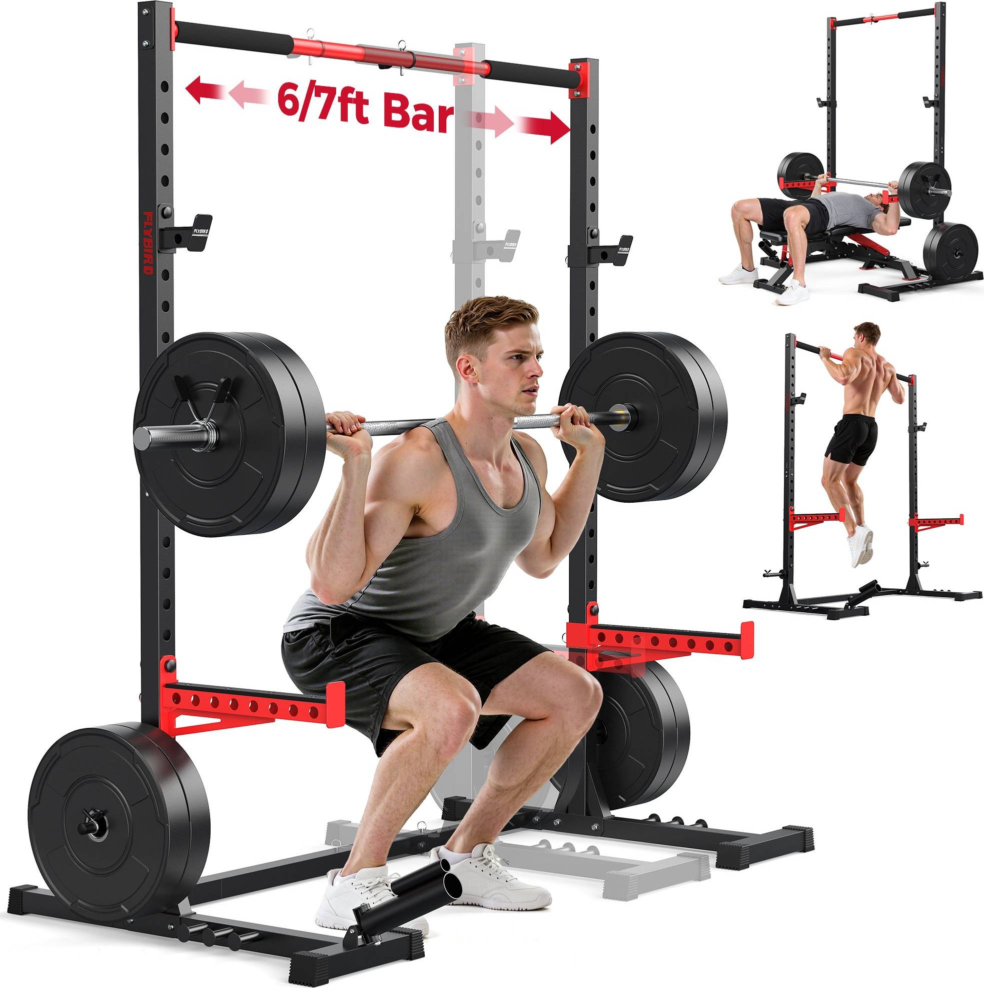 Pull up bar Flybird SR1 Squat Rack Pull Up Bar