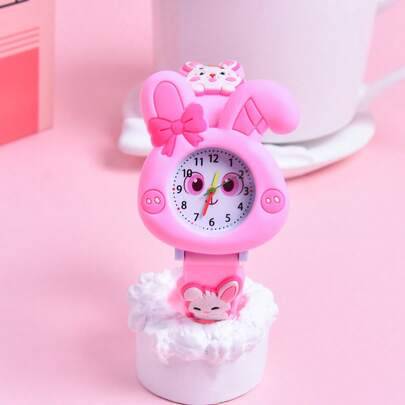 Shein 3D Soft Silicone Strap Cartoon Butterfly Rabbit Watch