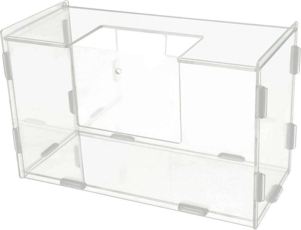 Inoomp 2Pcs Acrylic Bunny Rabbit Hay Feeder