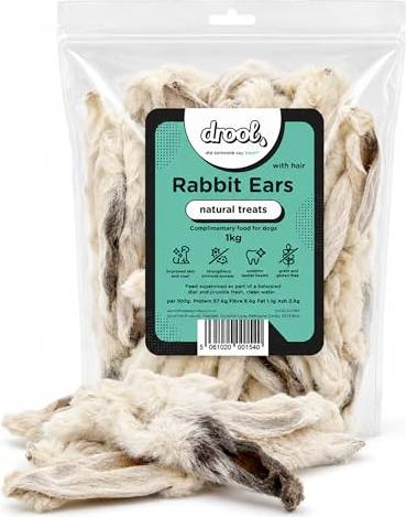 100% Rabbit Treat with Hair for Dogs
