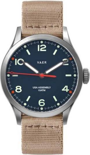 C5 Design Navy Solar Watch