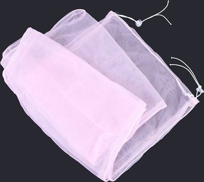 Fågelbursskydd Nylon Mesh Rosa