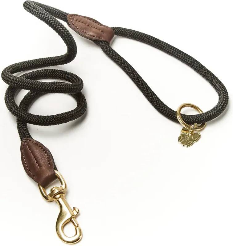 Digby & Fox Fine Rope Lead Black