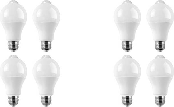 Typecat 8PC E27 LED Motion Sensor Bulb