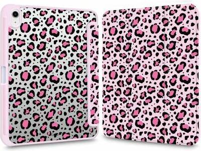 Shein Stylish Pink Leopard Print Pattern Case