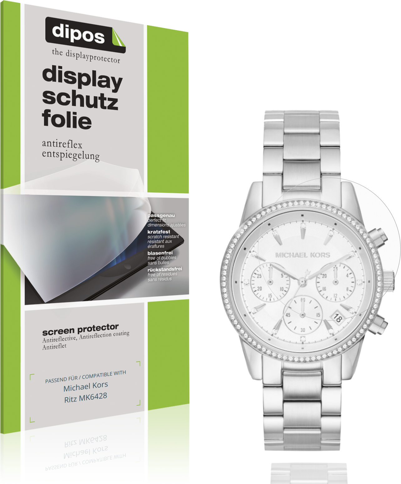 Dipos Screen Protector For Michael Kors Ritz Mk6428