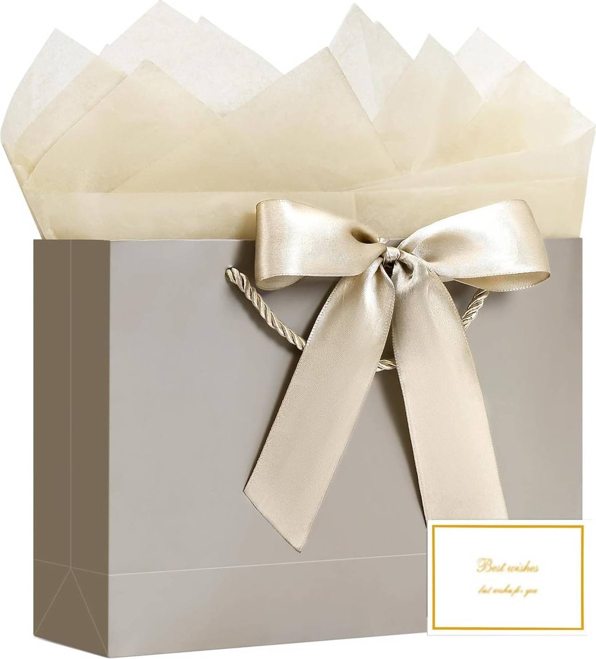 Large Gift Bag Ribbon Handles 1 pcs