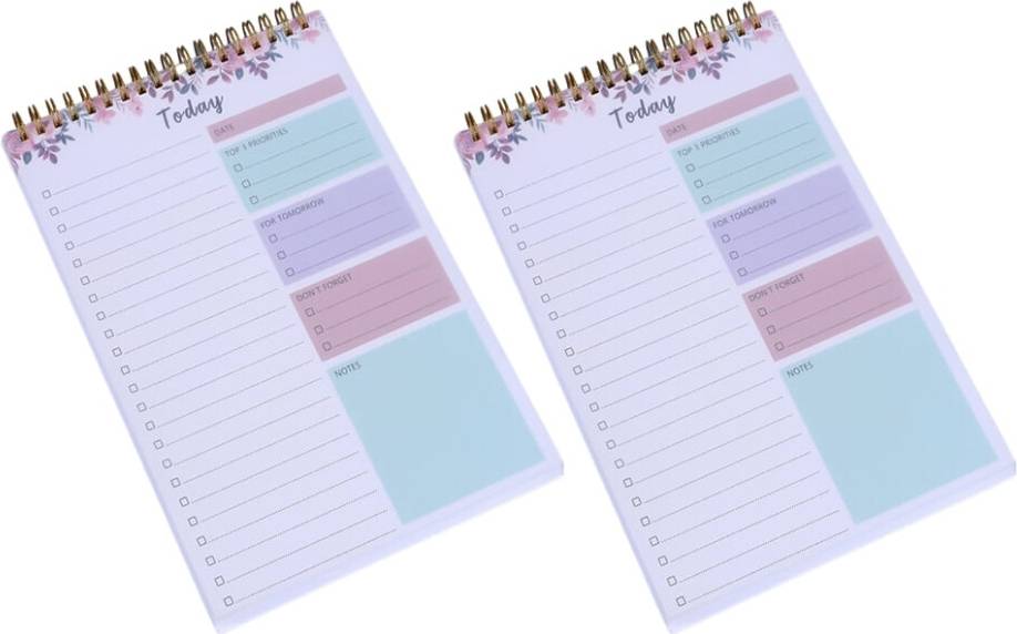 2 Pcs Travel Notebook Weekly Planner