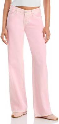 Frame Low Rise Bootcut Jeans - Cotton Candy