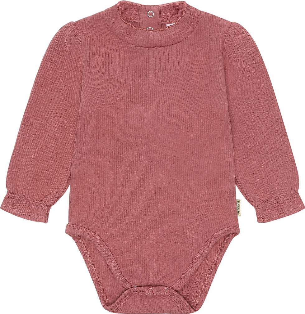 Hust & Claire Body L/ä Bomull Modal Rib Dry Rose