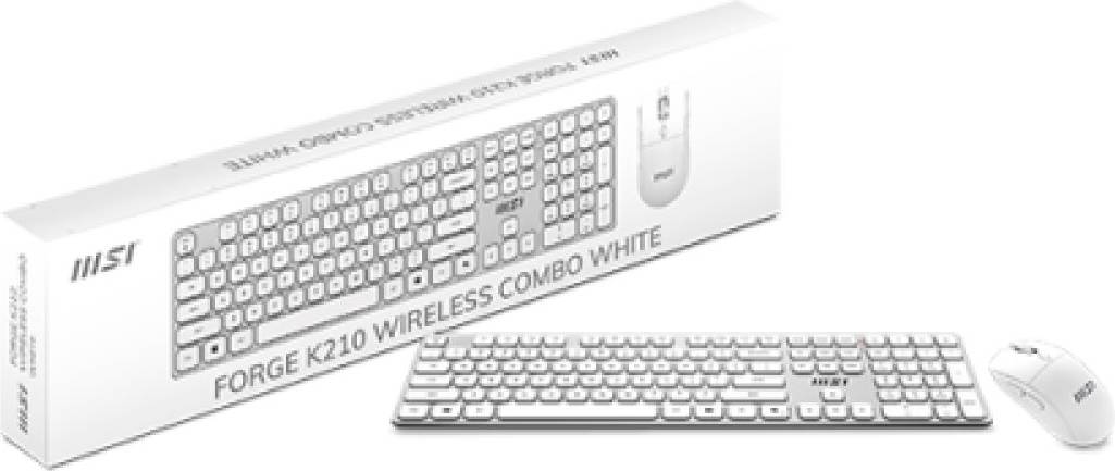 Forge K210 Combo Teclado Ratón Blanco