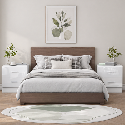 Reflect 2 Drawer Bundle 2pc Bedside Table 2pcs