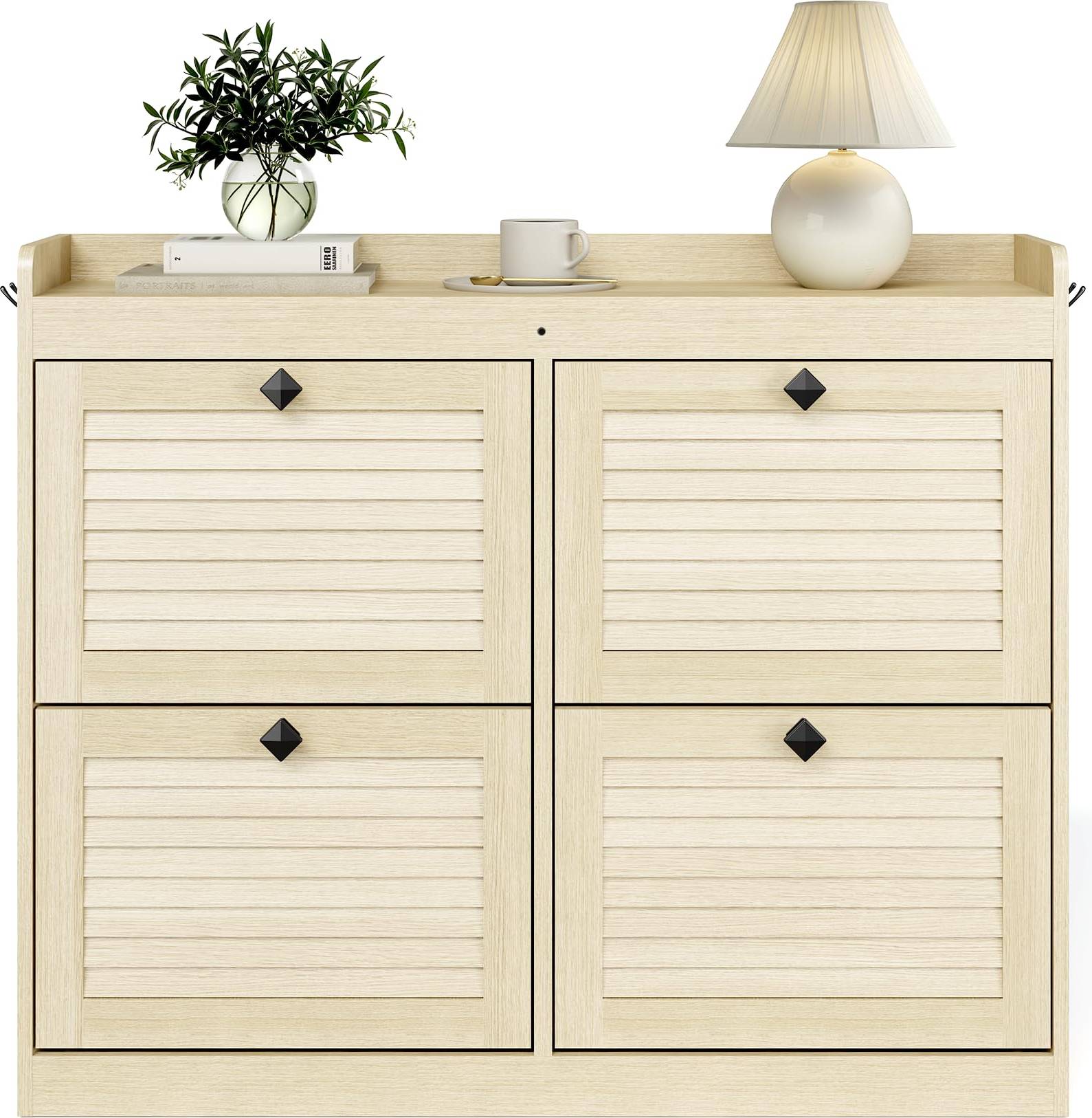 Narrow shoe cabinet IDEALHOUSE Narrow Entryway Storage Cabinet Shoe Rack