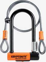 Kryptonite Evolution Mini-7 U Bike Lock With Kryptoflex Cable