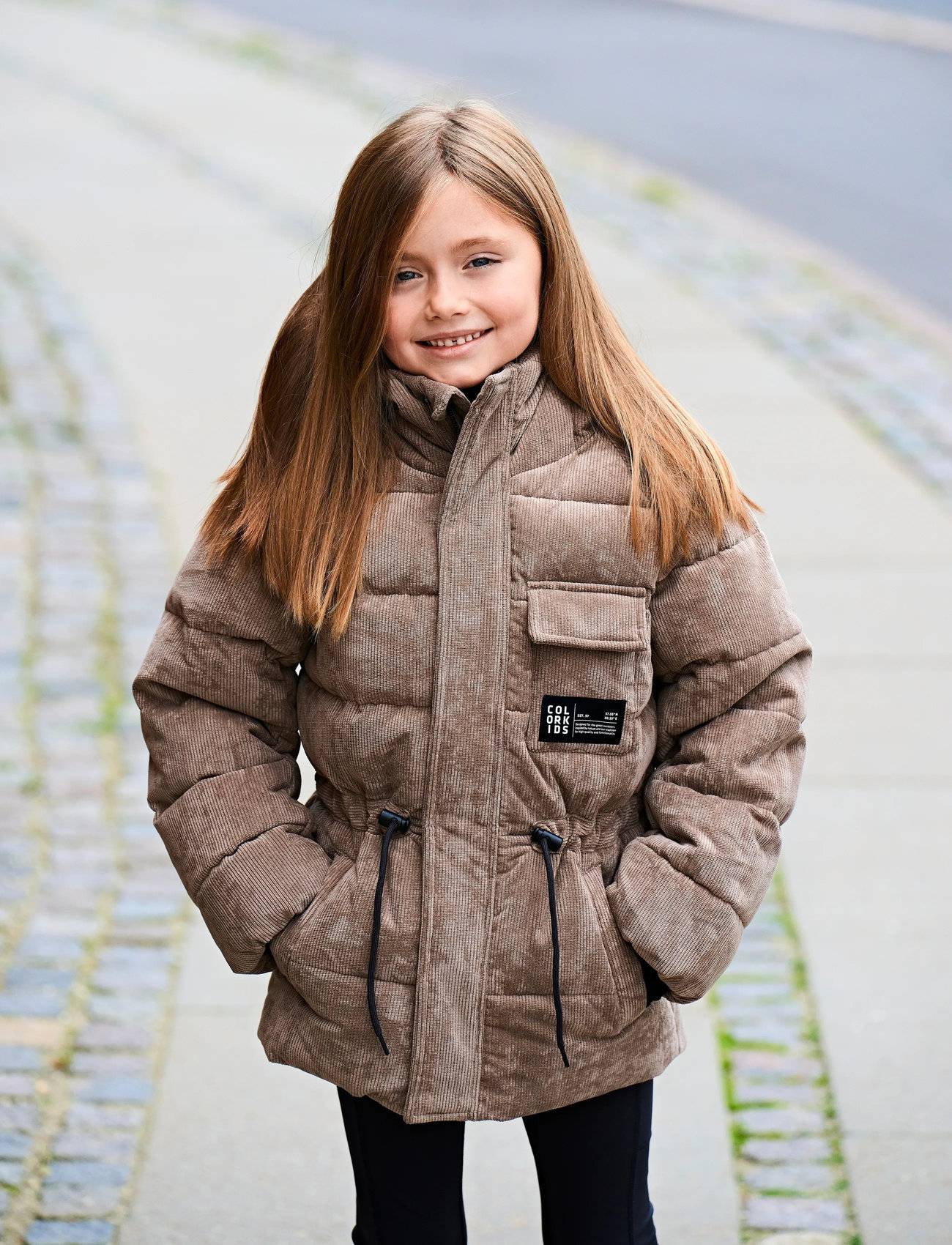 Color Kids Jr Jacket W String - Beige